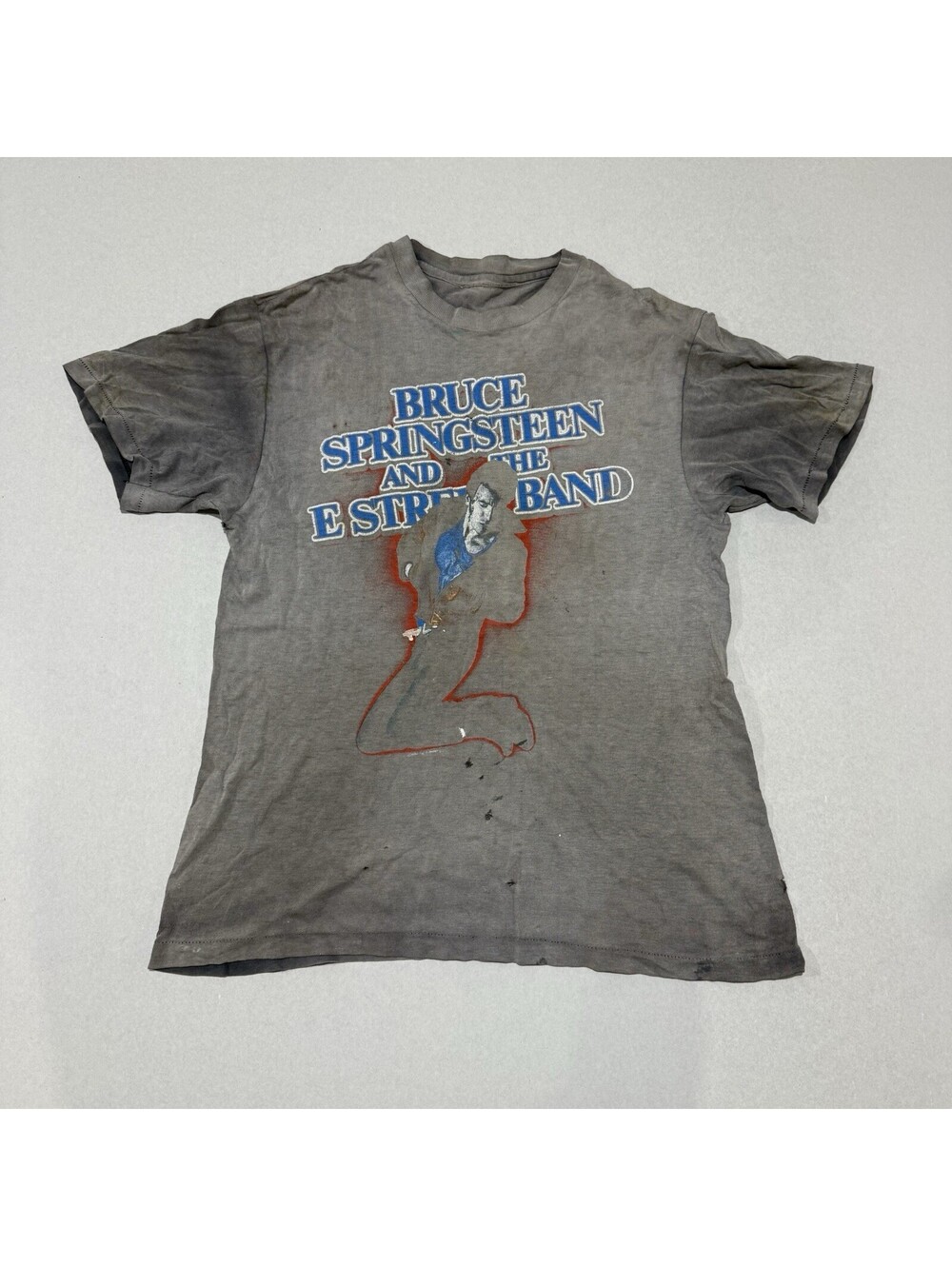 Vintage 1984 Bruce Springsteen Tour Shirt Size M Distressed Men’s